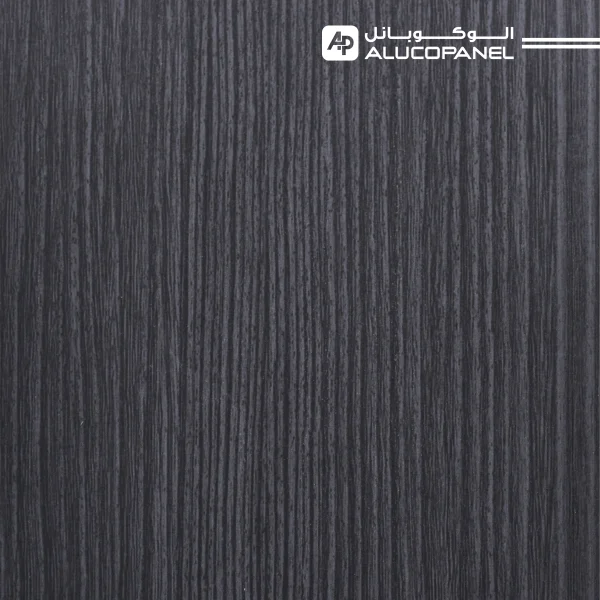 Premium kitchen wall panel in CHARCOAL WOOD from Alucopanel ME