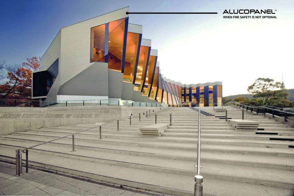 Alucopanel® A1 fire-retardant cladding on iconic Australian medical project