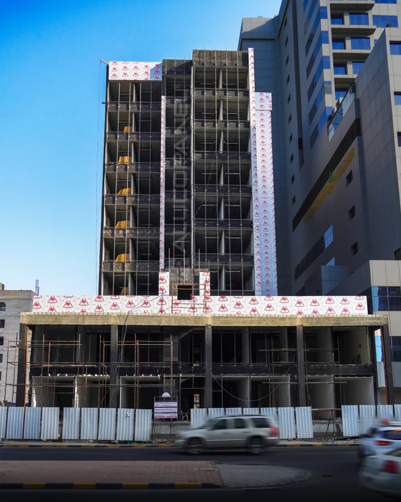 25-storey Complex Tower with contemporary ACP façade design in Salmiya.